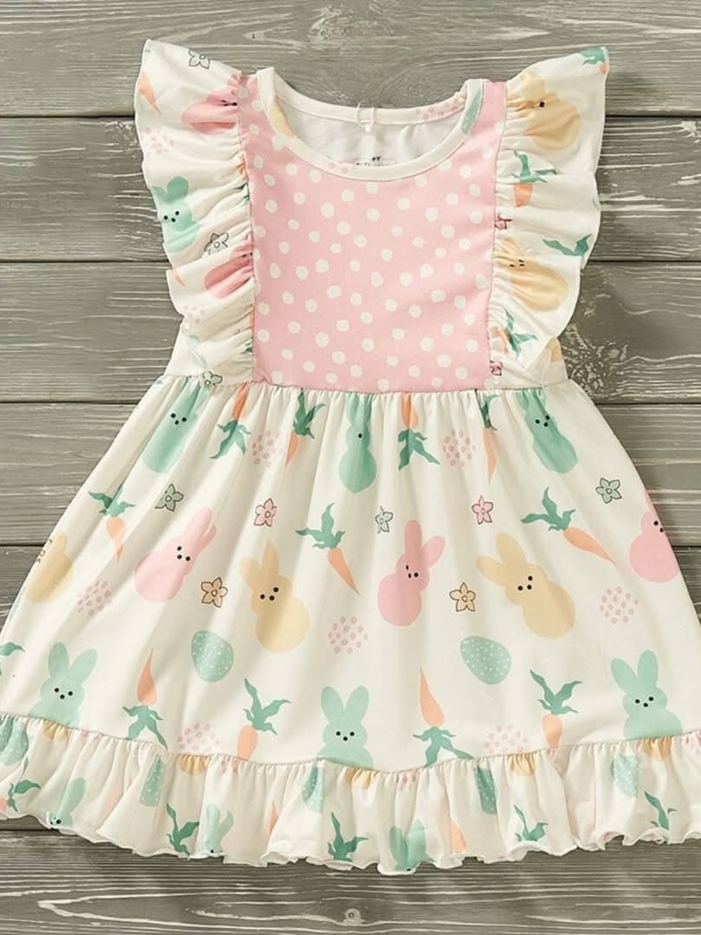 "SPRINGTIME BUNNIES" P+L=PLUSH CLOUD SOFT FABRIC